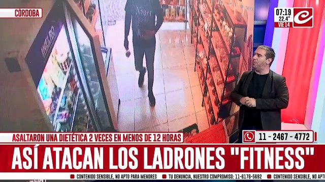 Robaron la dietética 2 veces en el mismo día