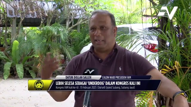 Datuk Dollah Salleh selesa dianggap 'underdog' menjelang Kongres FAM