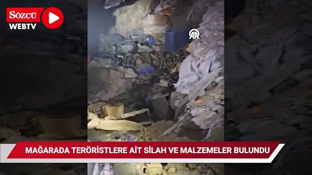 Pençe-Kilit Operasyonu bölgesinde teröristlere ait silah ve malzemeler ele geçirildi