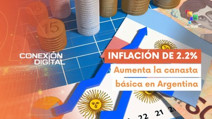 Conexión Digital 14-02 Reportan aumento de la canasta básica en Argentina