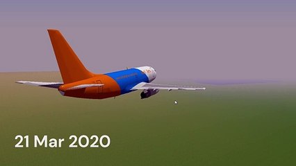 Abel Jets Flight 8098 - Crash Animation