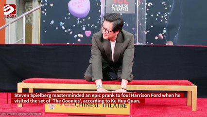 Steven Spielberg planned a prank for Harrison Ford