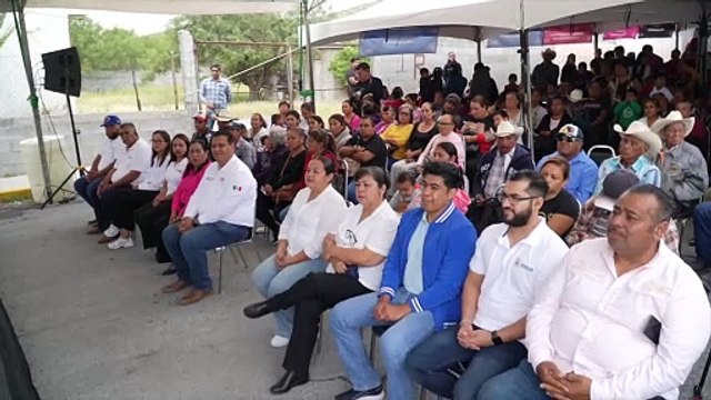Inaugura Igualdad e Inclusión cancha polivalente en Mina, Nuevo León