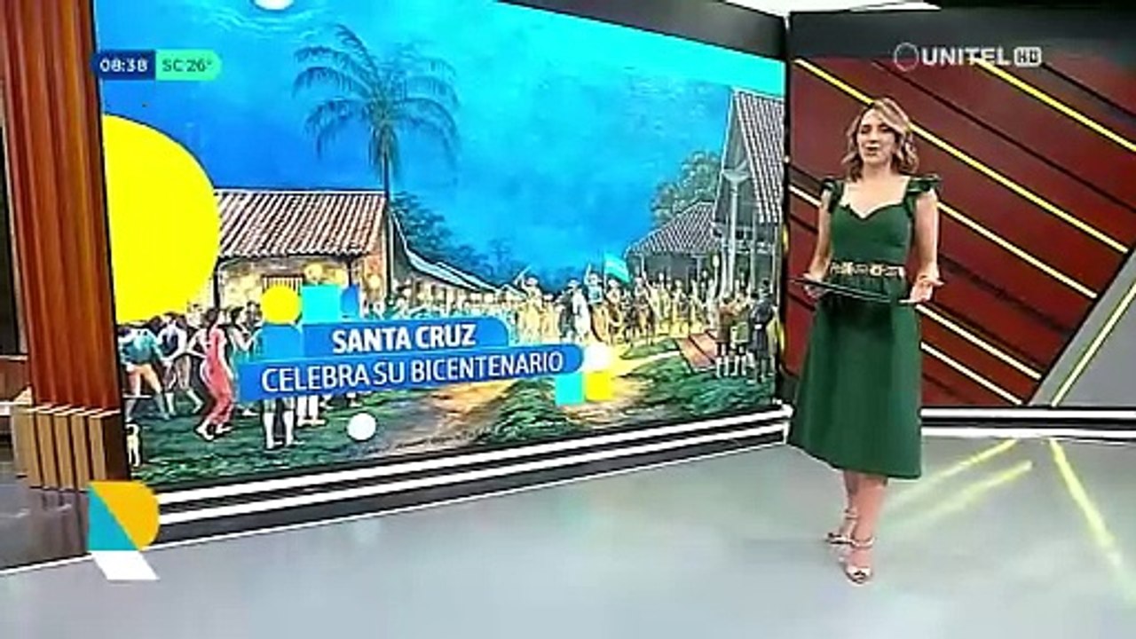 En el centro comienzan actos por los 200 años de independencia en Santa Cruz