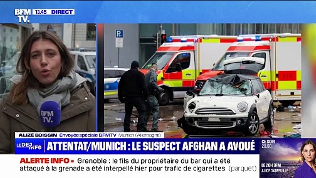 Voiture-bélier à Munich: le suspect a admis avoir foncé délibérément sur la foule