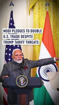 Modi pledges to double U.S. trade despite Trump tariff threats