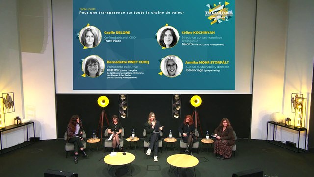 04 - Table ronde - transparence sur la chaine de valeur (TGF Luxe)