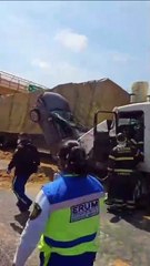 Carambola en la México-Puebla deja al menos 12 heridos (FOTOS)