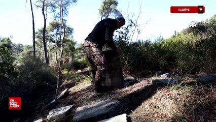 Bayırbucak Türkmenleri, Esed rejiminin yıktığı mezarlığı onarıyor