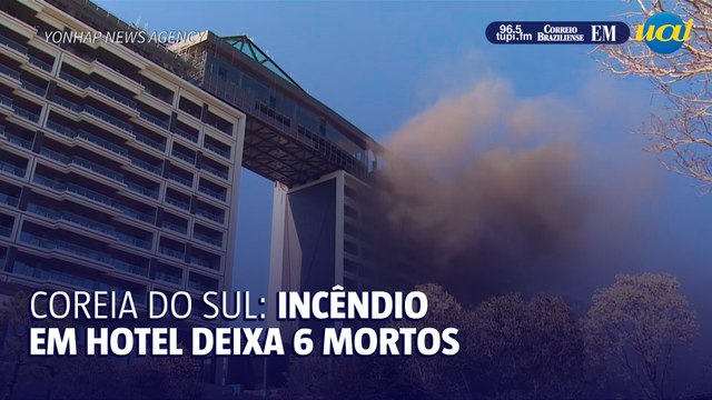 Incêndio em hotel em construção deixa seis mortos na Coreia do Sul