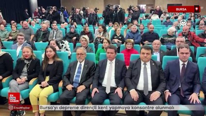 Naci Görür, Bursa'ya dikkat çekti