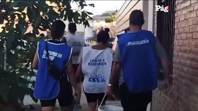 Milei cagón, no a la proscripción : La Cámpora realizó pintadas después de la media sanción a Ficha Limpia