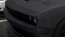 Black Dodge challenger