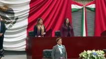 Margarita González Saravia asume gubernatura de Morelos: Recuperemos la dignidad
