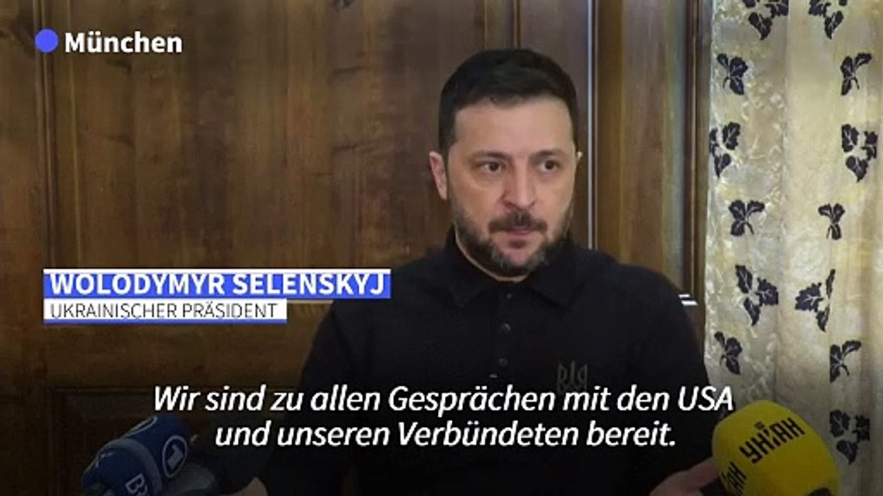 Selenskyj will mit Russland reden – aber erst nach gemeinsamer Position mit USA