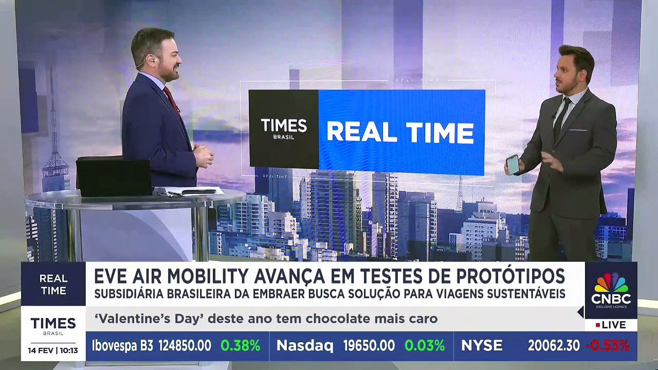 ALERTA DE MERCADO: Eve Air Mobility, subsidiária da Embraer, avança em testes de protótipos