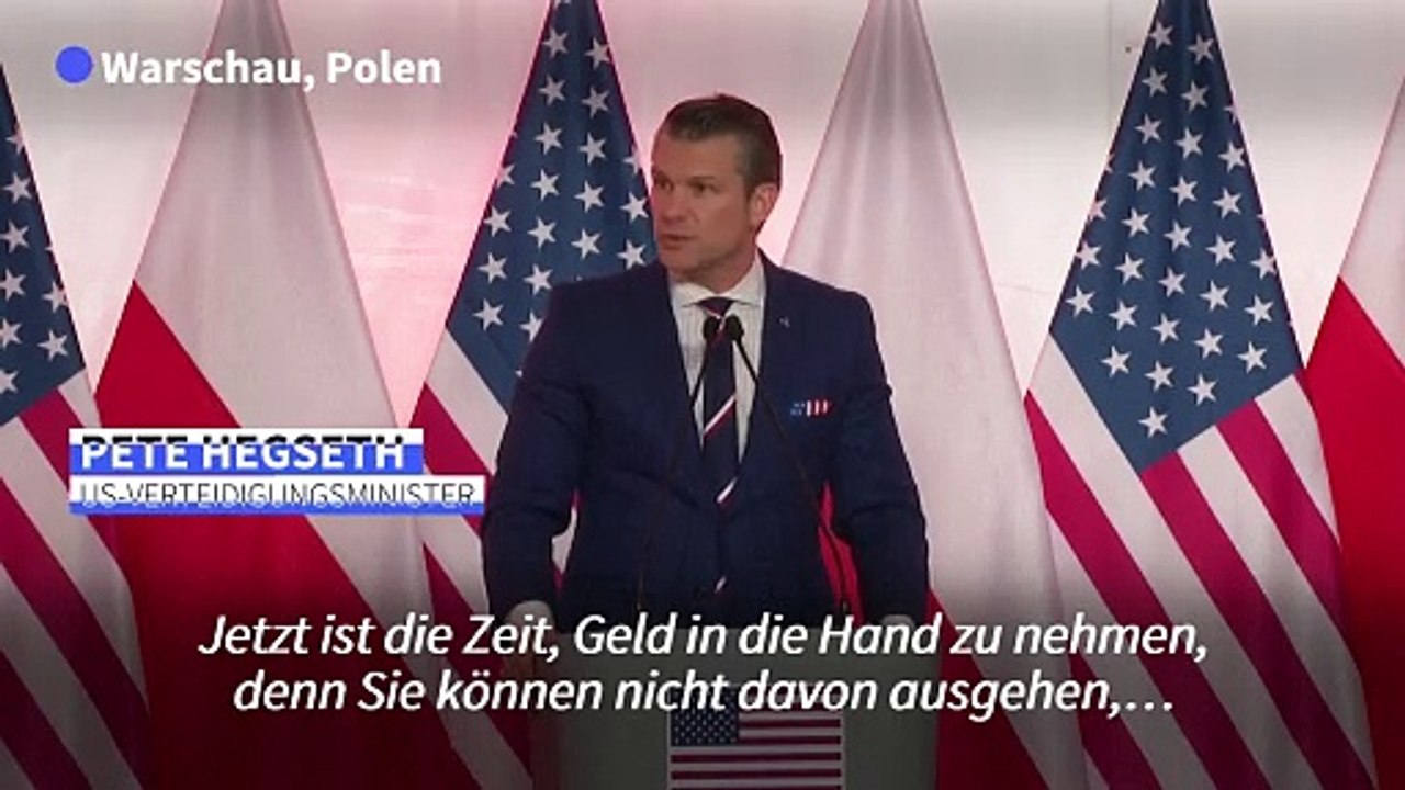 Pentagon: US-Truppen werden nicht ewig in Europa sein