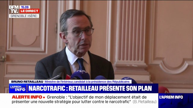 Drogue: Le narcotrafic, ce sont des enfants soldats et des enfants victimes , assure Bruno Retailleau