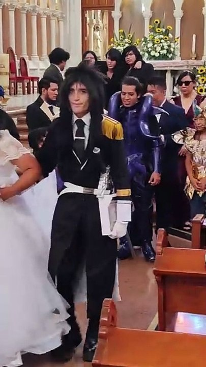 Boda temática de Los Caballeros del Zodiaco en León