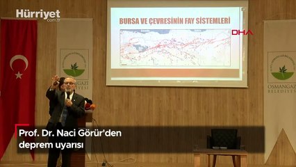 Prof. Dr. Naci Görür'den deprem uyarısı