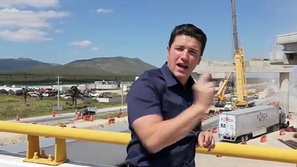 Gira por el sur de Nuevo León: Samuel García inspecciona la Carretera Interserrana