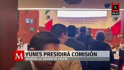 Yunes Márquez liderará Comisión de Hacienda en Senado