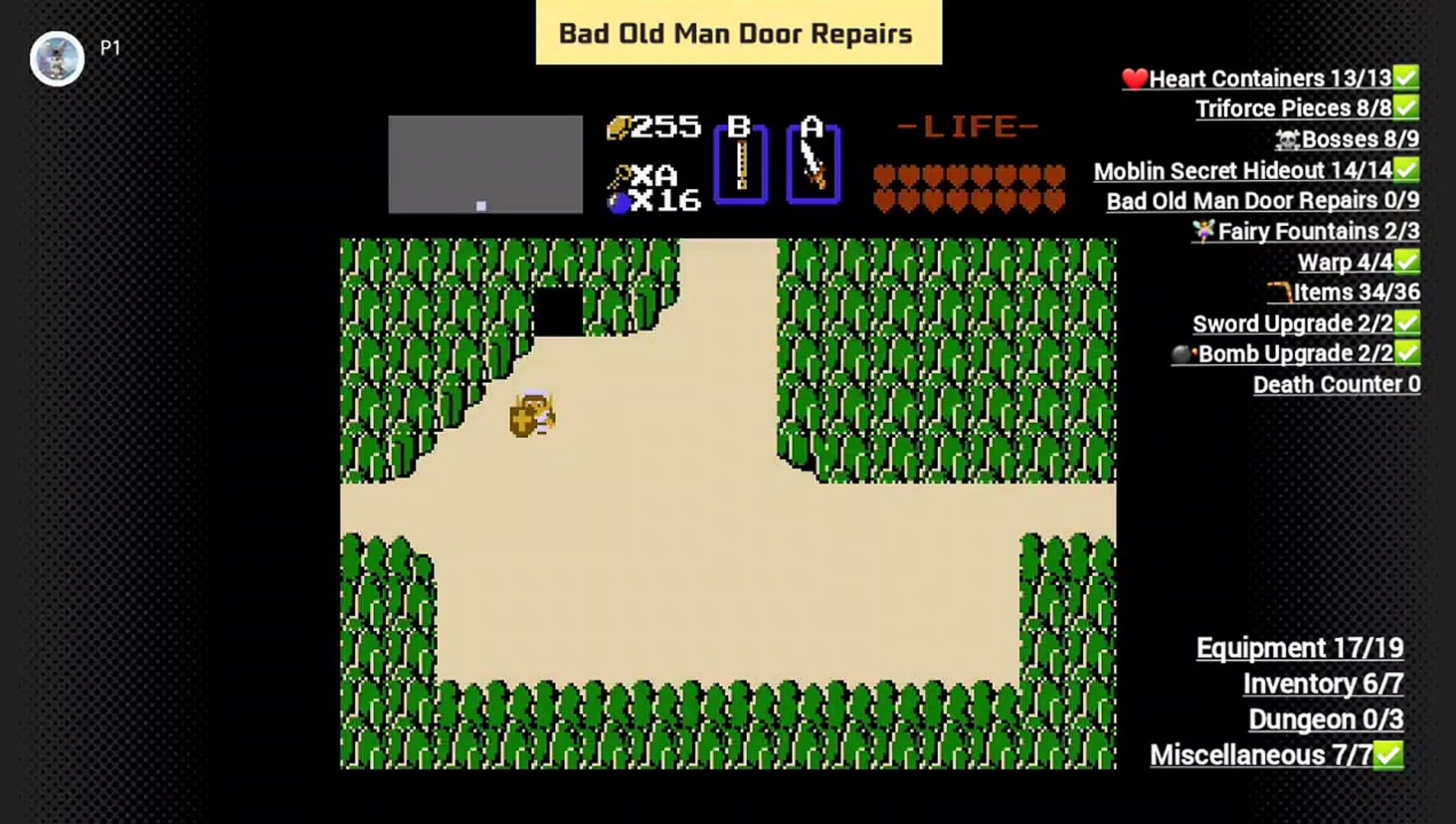 The Legend of Zelda Nes Bonus 1