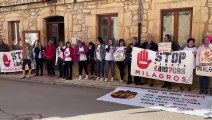 Protestas por las plantas de biogás en la Ribera