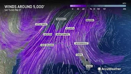 Storm threat targets Southeast this weekend