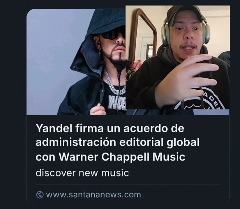 Yandel firma un acuerdo de administración editorial global con Warner Chappell Music