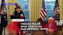 Tingkah Polah Anak Elon Musk Saat Bertemu Trump: Tiru Bicara Ayahnya hingga Mengupil