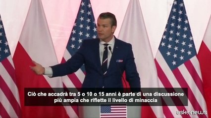 Hegseth: "La presenza soldati Usa in Europa non durer? per sempre"