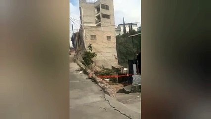 En la incertidumbre 40 vecinos por perder sus casa; fueron evacuados (VIDEO)