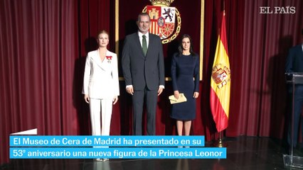 El Museo de Cera de Madrid presenta una nueva figura de la Princesa Leonor