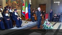 Mattarella all'Universita' per stranieri di Perugia: 