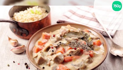 Blanquette de veau au Monsieur Cuisine
