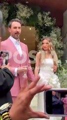 ¡Arriba los novios! Sofía Castro se casó con Pablo Bernot (VIDEO)