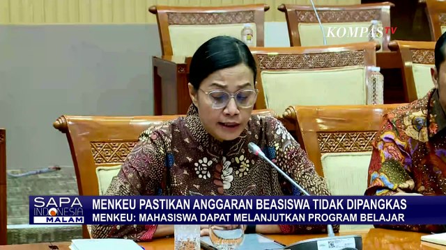 Menkeu Sri Mulyani Tegaskan Beasiswa KIP Tak Kena Pangkas | EFISIENSI ANGGARAN