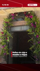 Madre e hijos fueron hallados sin vida en Arapata, los Yungas.