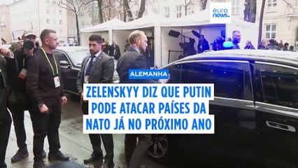 Zelenskyy: Putin pode atacar países da NATO já no próximo ano