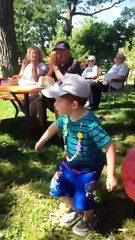 Boy Dances Cutely at Festival
