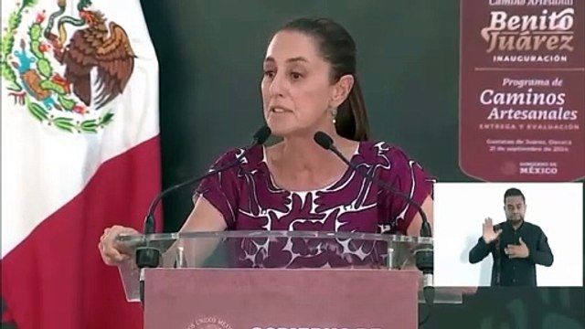 Claudia Sheinbaum anuncia nuevos programas sociales en Oaxaca