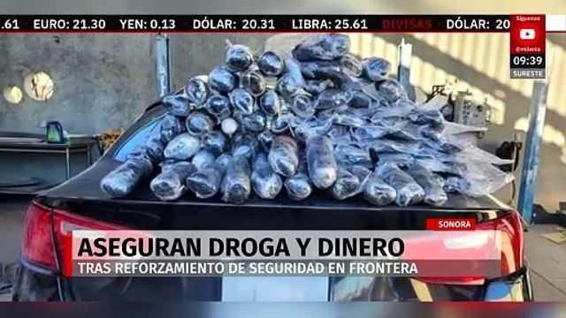 Aseguran medio millón de pastillas de fentanilo en Sonora; vigilan cruce fronterizo