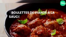 Boulettes de viande à la sauce tomate au Monsieur Cuisine