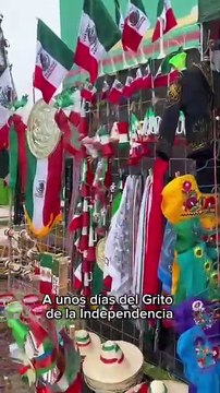 Vendedores de artículos patrios, reportan ventas bajas