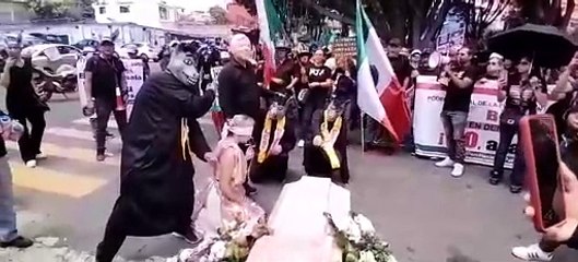 Protestan contra Reforma Judicial en Xalapa, Veracruz