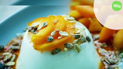 Semifreddo light au yaourt et aux abricots et muesli