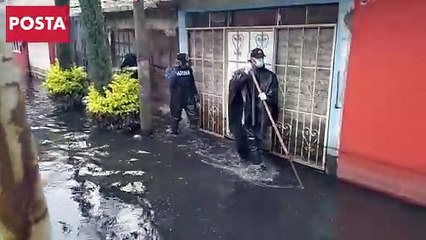 Chalco estará inundado dos semanas más por trabajos, según autoridades