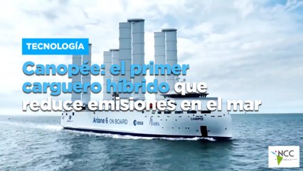 Canopée: el primer carguero híbrido que reduce emisiones en el mar