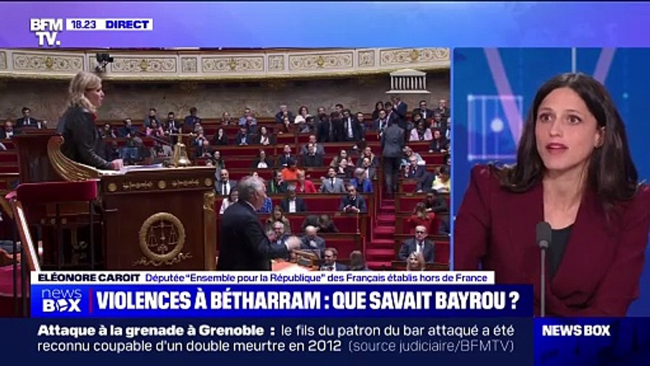 Affaire Bétharram: "Je suis extrêmement choquée d'apprendre cette affaire", déclare Éléonore Caroit (députée "Ensemble pour la République")